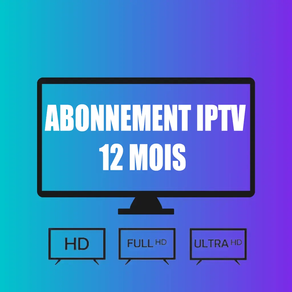 Abonnement IPTV Premium de  12 mois